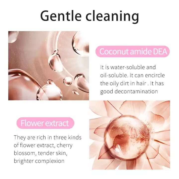 EBUG nourishing clean body wash flower fragrance body shower gel