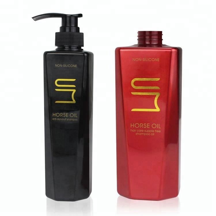 Refillable Shampoo Body Lotion Plastic Bottle with Pump Shower Gel Hair Conditioner Shampoo Bottle 400ml 500ml 600ml Custom PET