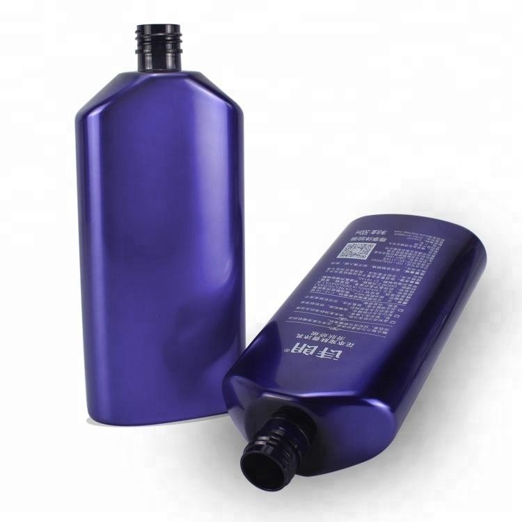 Refillable Shampoo Body Lotion Plastic Bottle with Pump Shower Gel Hair Conditioner Shampoo Bottle 400ml 500ml 600ml Custom PET