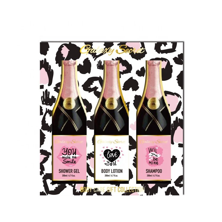 OEM Wholesale Shower Gel Body Lotion Shampoo Cleansing Aromatic Moisturizing Nourishing Body Care Gift Set