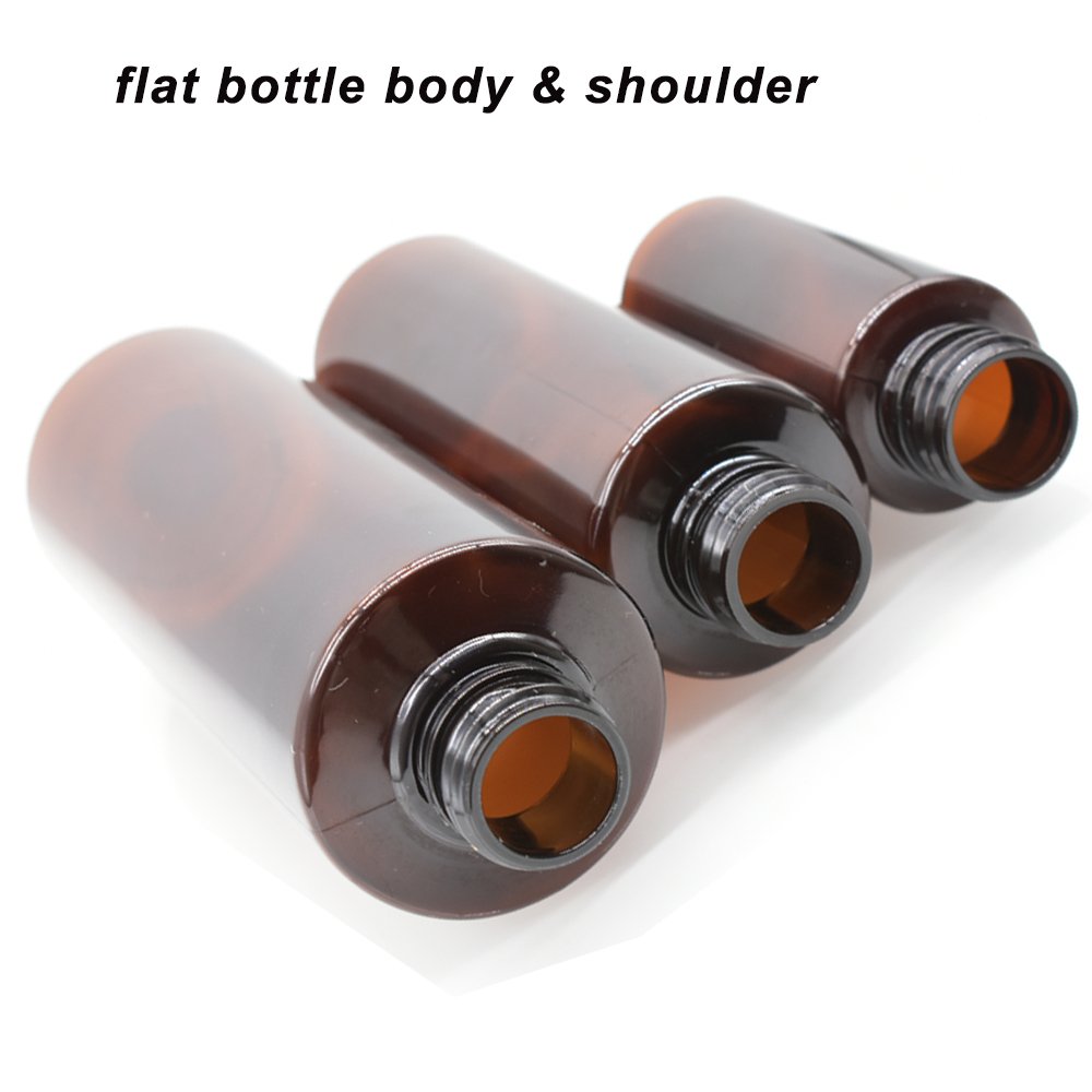customized 15ml 30ml 50ml 60ml 100ml 150ml 250ml 500ml cosmetic lotion plastic shampoo bottle with press disc cap