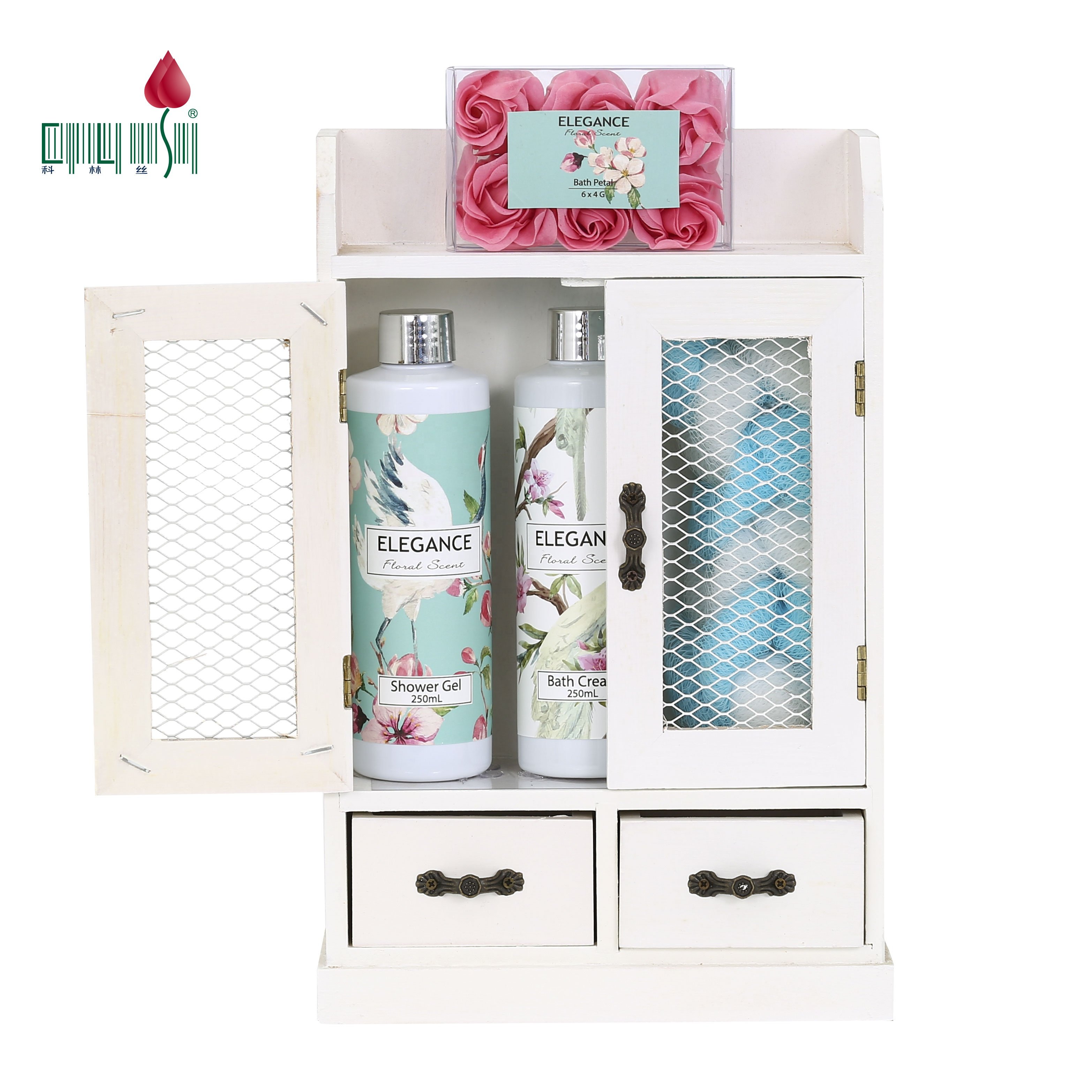 Elegance private label Spa luxury relaxing bath gift shower gel set for women