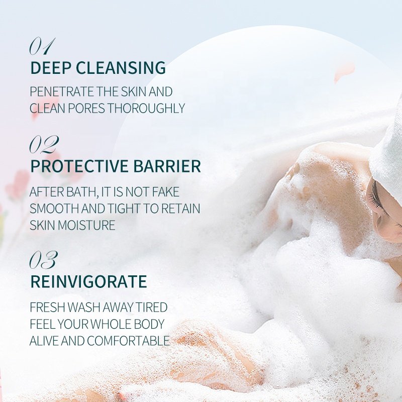 OEM Factory Wholesales Sample 500ML Rose Cheap Rated Sexiest Body Whitening Shower Thai Time Bath And Shower Gel For Women