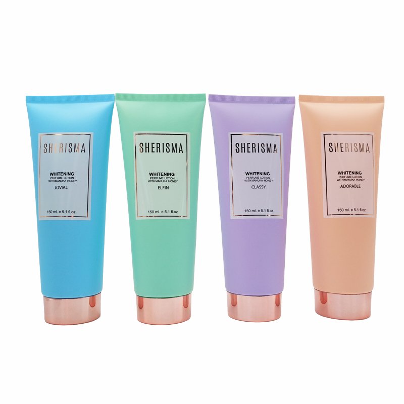 Custom logo&color 150ml plastic empty lotion tube soft cosmetic packaging for shower gel shampoo skin care tubes