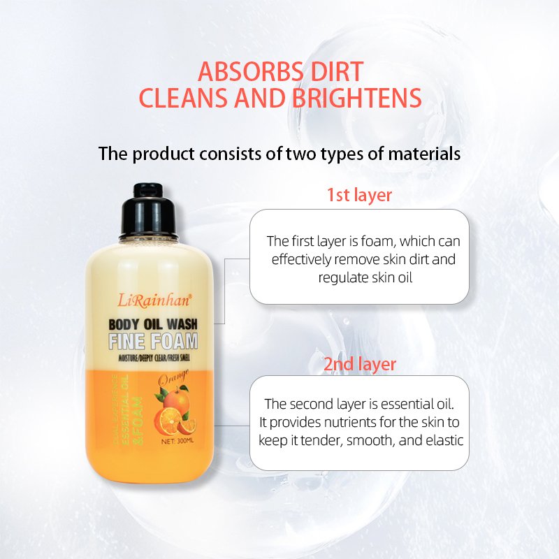 Gmpc Certificated Deeply Cleanses Skin Body Shower Gel Strawberry 2 In 1 Rose Oil Body Wash Foam