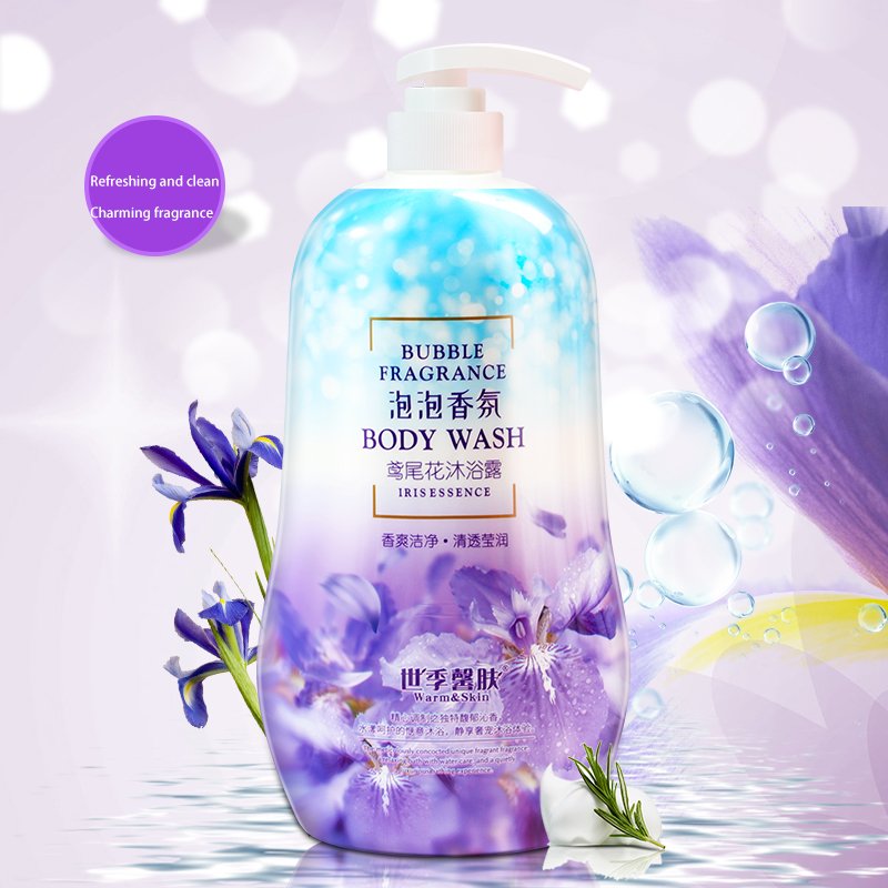 Bubble Fragrance Perfume Shower Gel Plant Essence Lavender Rose Wholesale 1080 Ml Adults Female Shower Gel Body Wash
