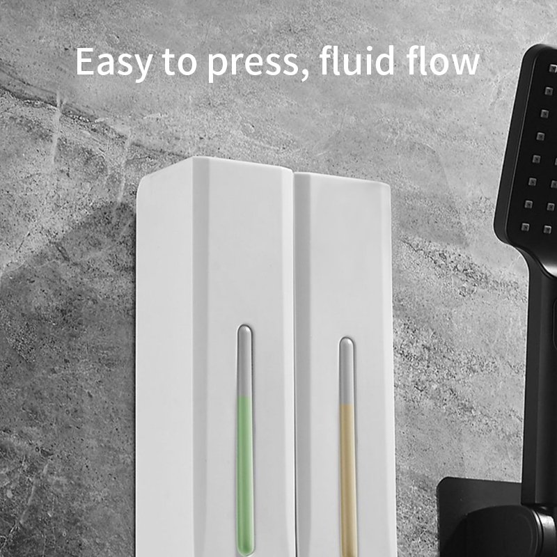 Wall-mounted Perforation-free 500ML Colorful Bathroom Press Soap Dispenser Hotel Bathroom Shampoo Shower Gel Soap Dispenser