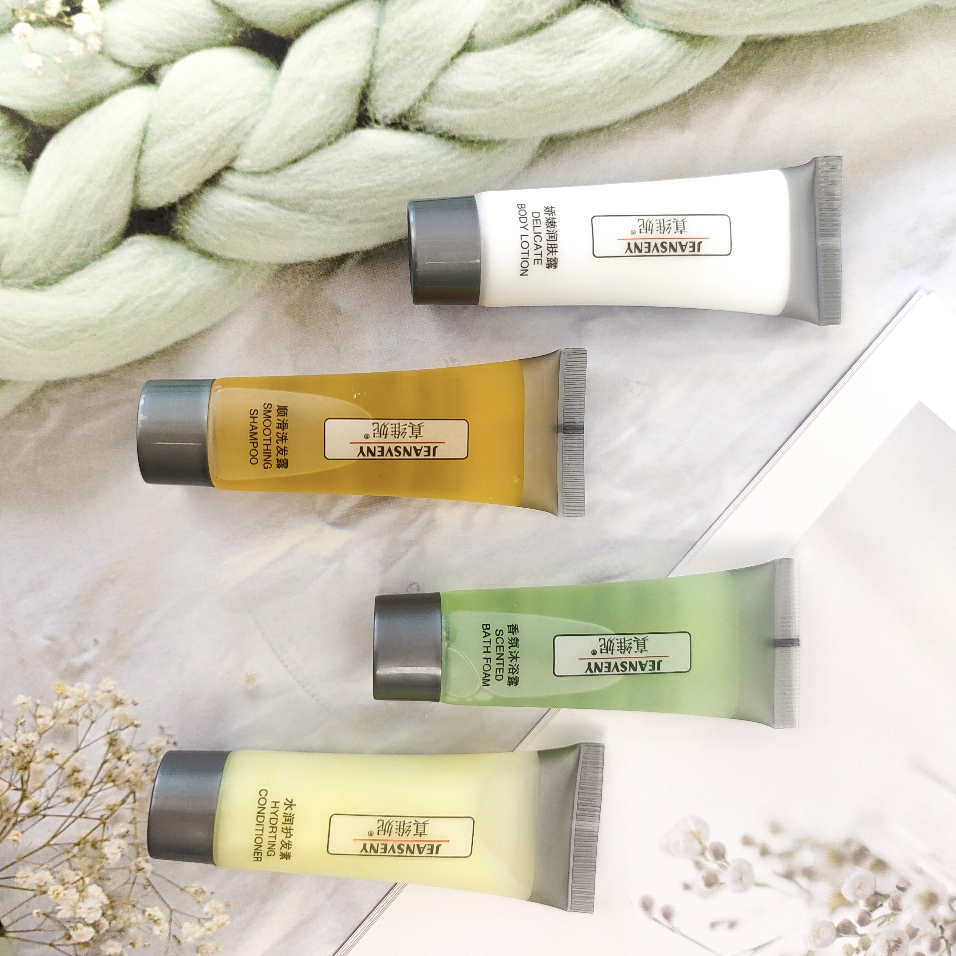 Best selling high quality hotel supplies bath set shower gel for travel and hotels 30ml