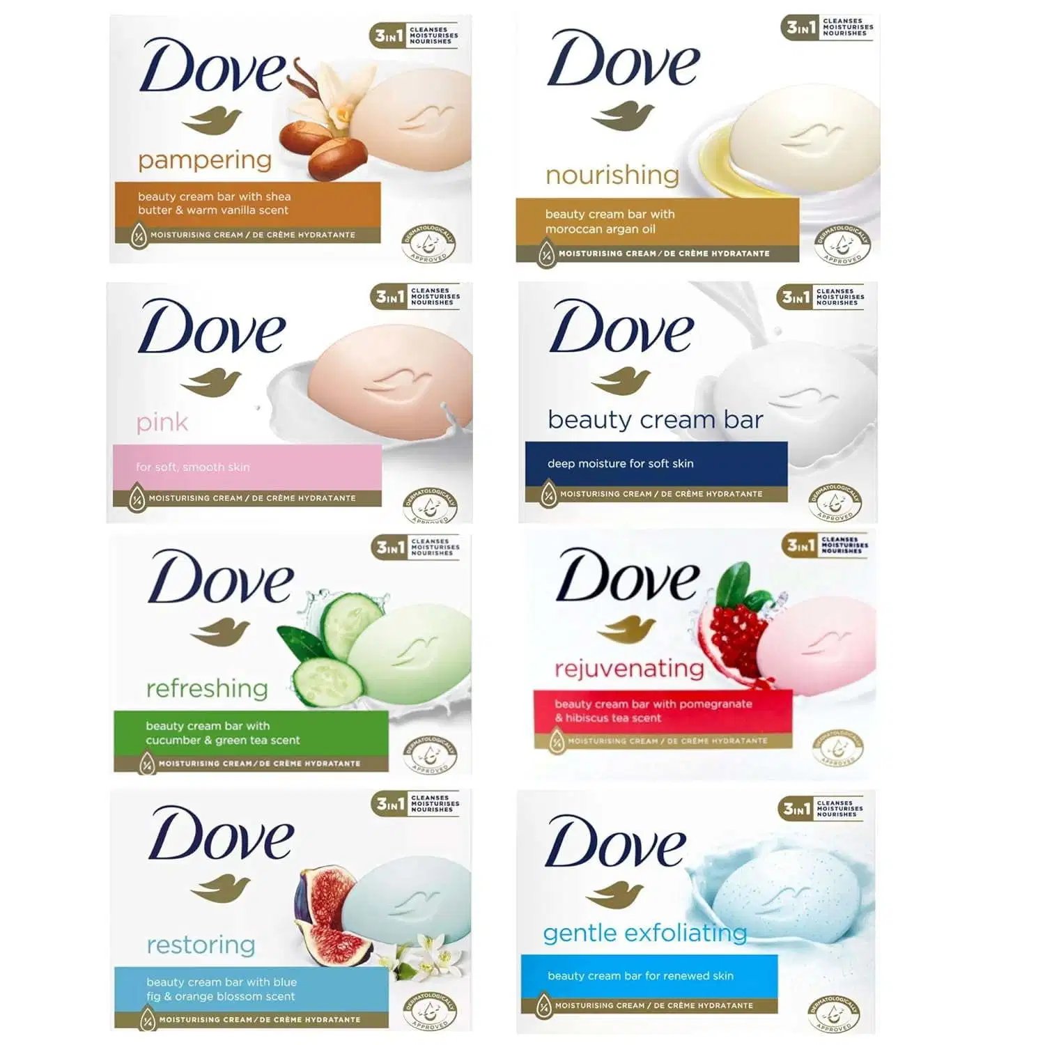 Dove Body Shower Gel Soap 100G-135G All Flavors Adult Whitening Moisturizing Perfumed Aloe Scented Refreshing Cream
