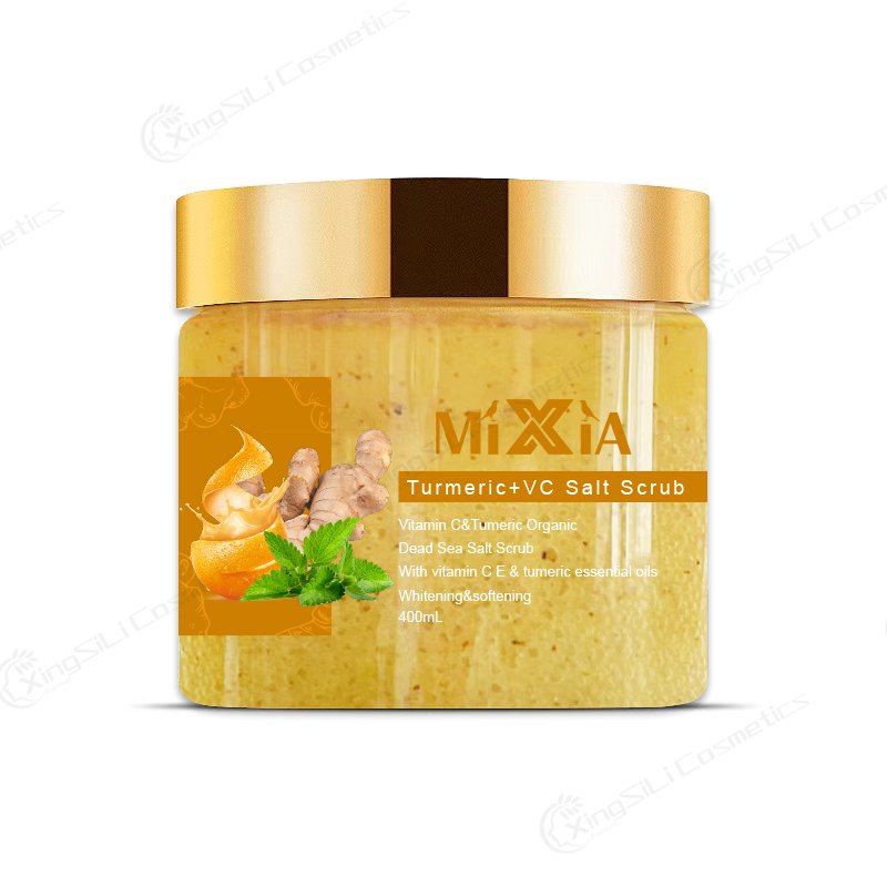 Super Whitening 400ml Exfoliating Anti Dark Spots Anti Acne with Papaya Carrot Oil Sea Salt Scrub Shower Bath