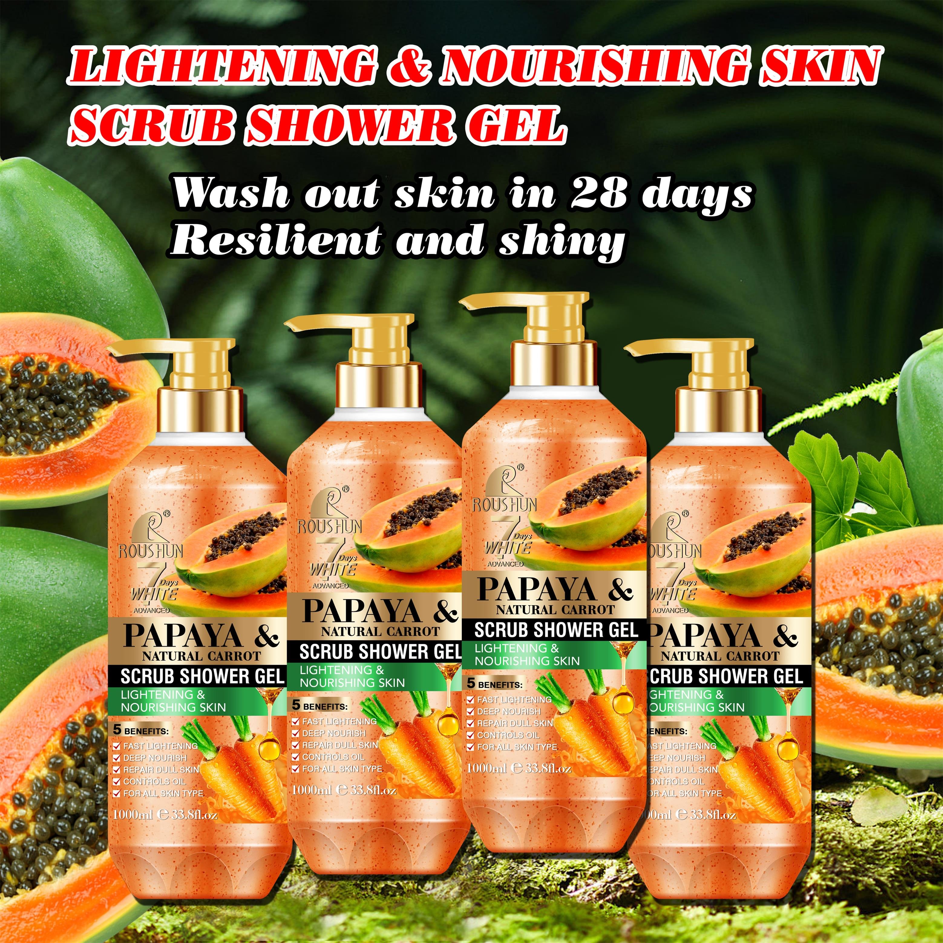 Papaya&Natural Carrot Body Wash Shower Gel