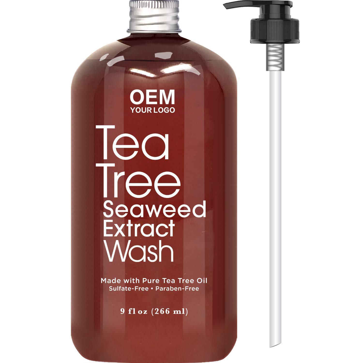 Tea Tree Anti-fungal Liquid Soap Shower Gel Mint Anti Bacterial Body Wash for Jock Itch Athletes Foot Body Odor Eczema Relief