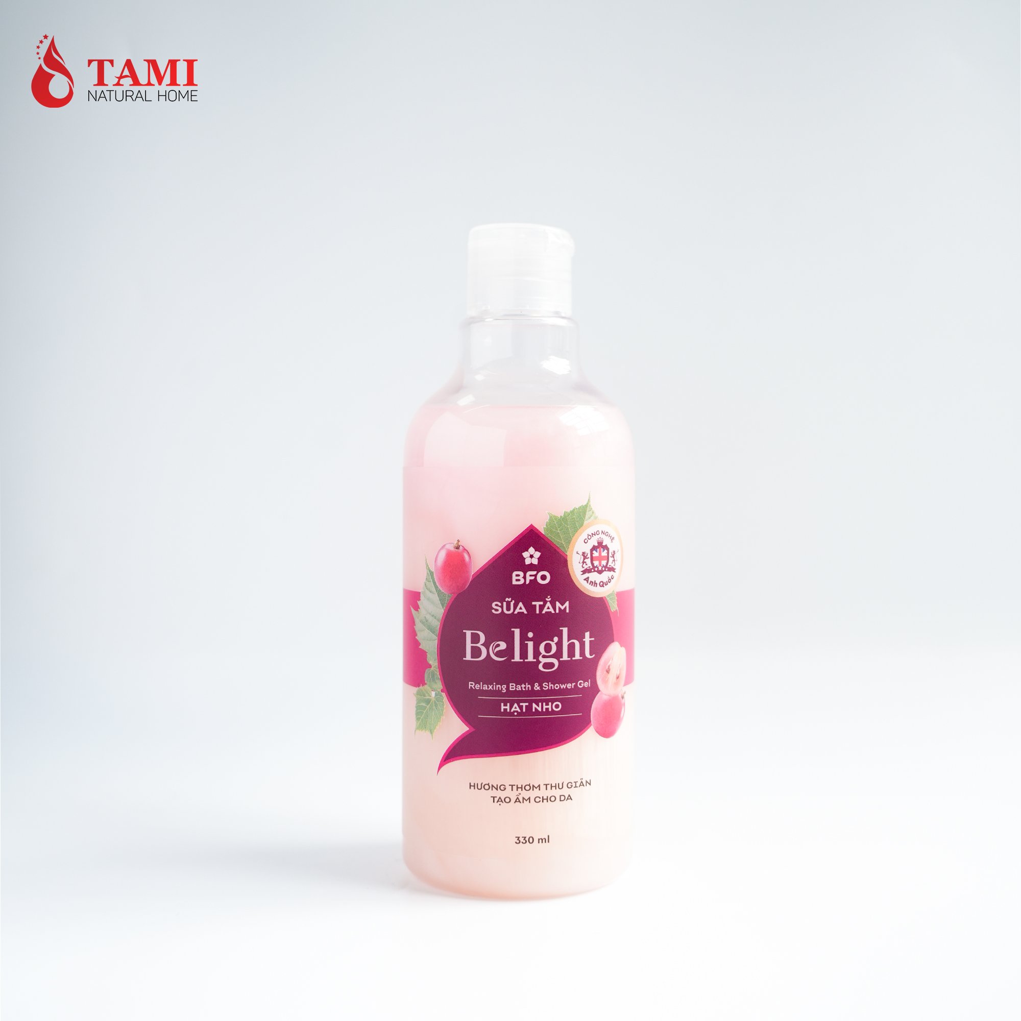 Best Price Belight Grape Seed Oil Shower Gel Refreshing Whitening Body Wash All Skin Types Made Vietnam Moisturizing Liquid