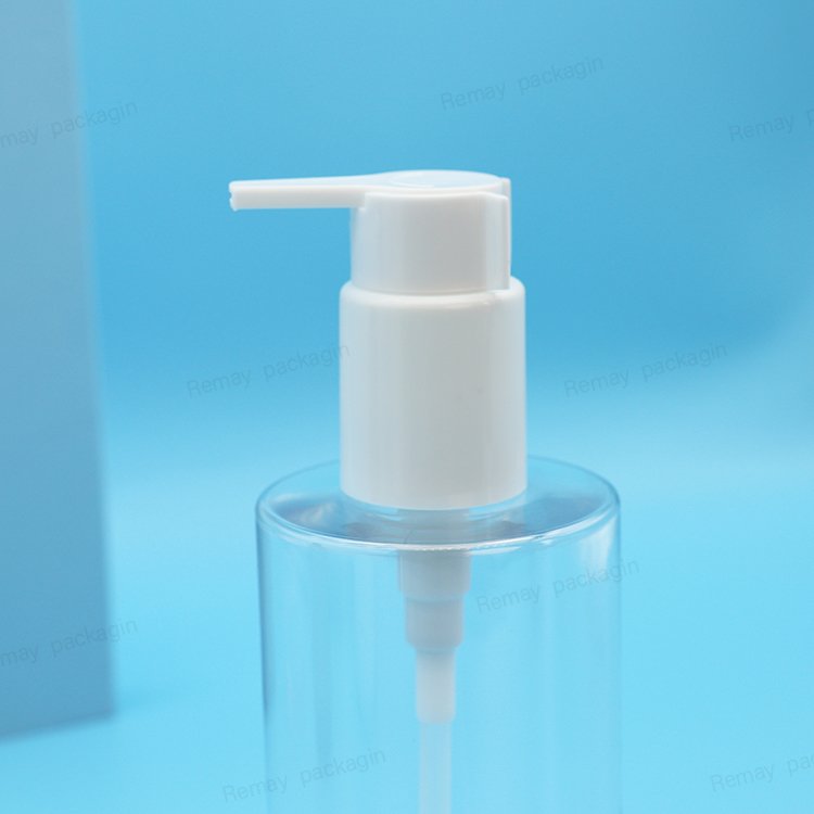 200ml plastic orange cosmetic Makeup Remover Bottle 220ml Cylinder Plastic shower gel Shampoo Packaging dispenser pump bottle