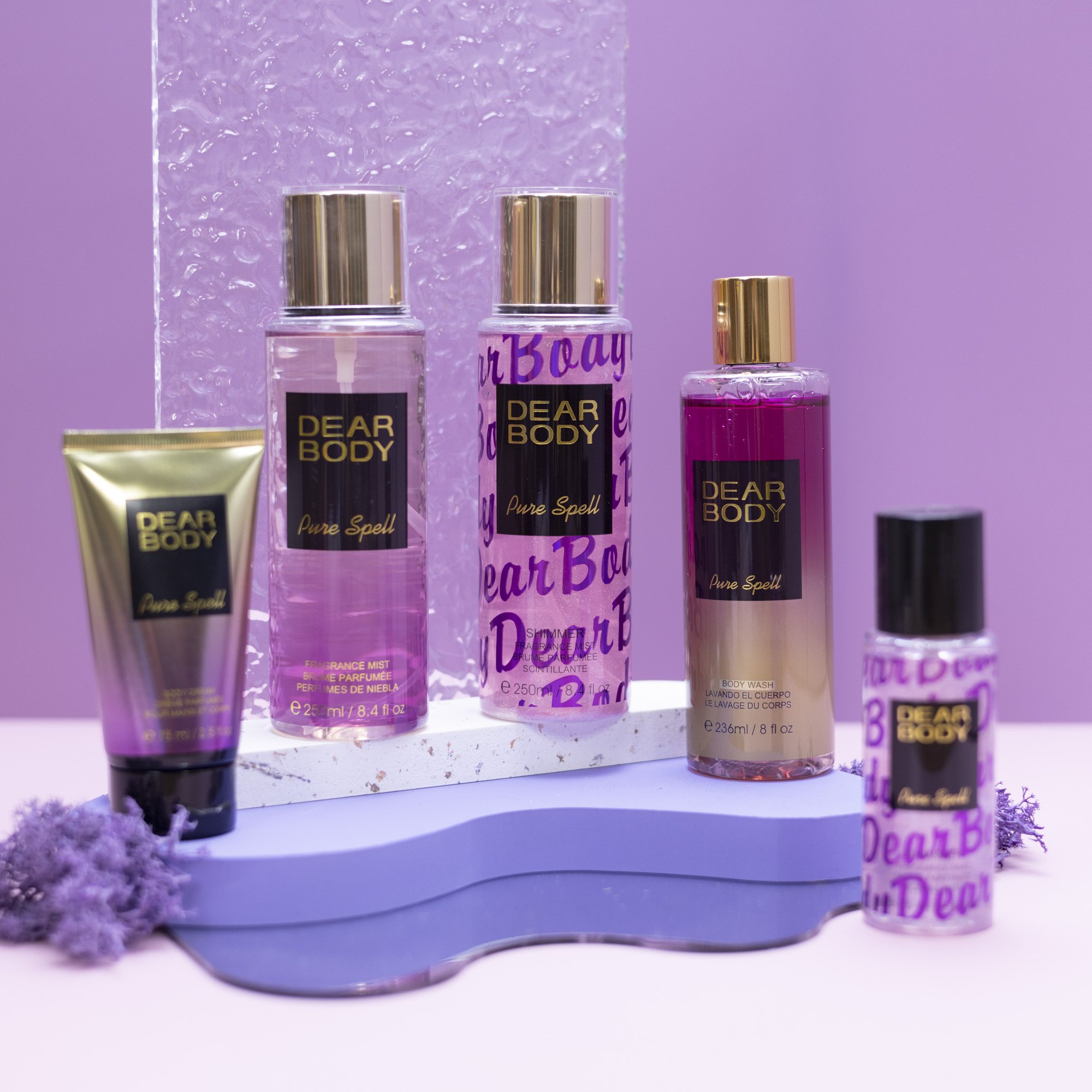 Beauty products for women 236ml perfume shower gel body wash bath sets shower gel
