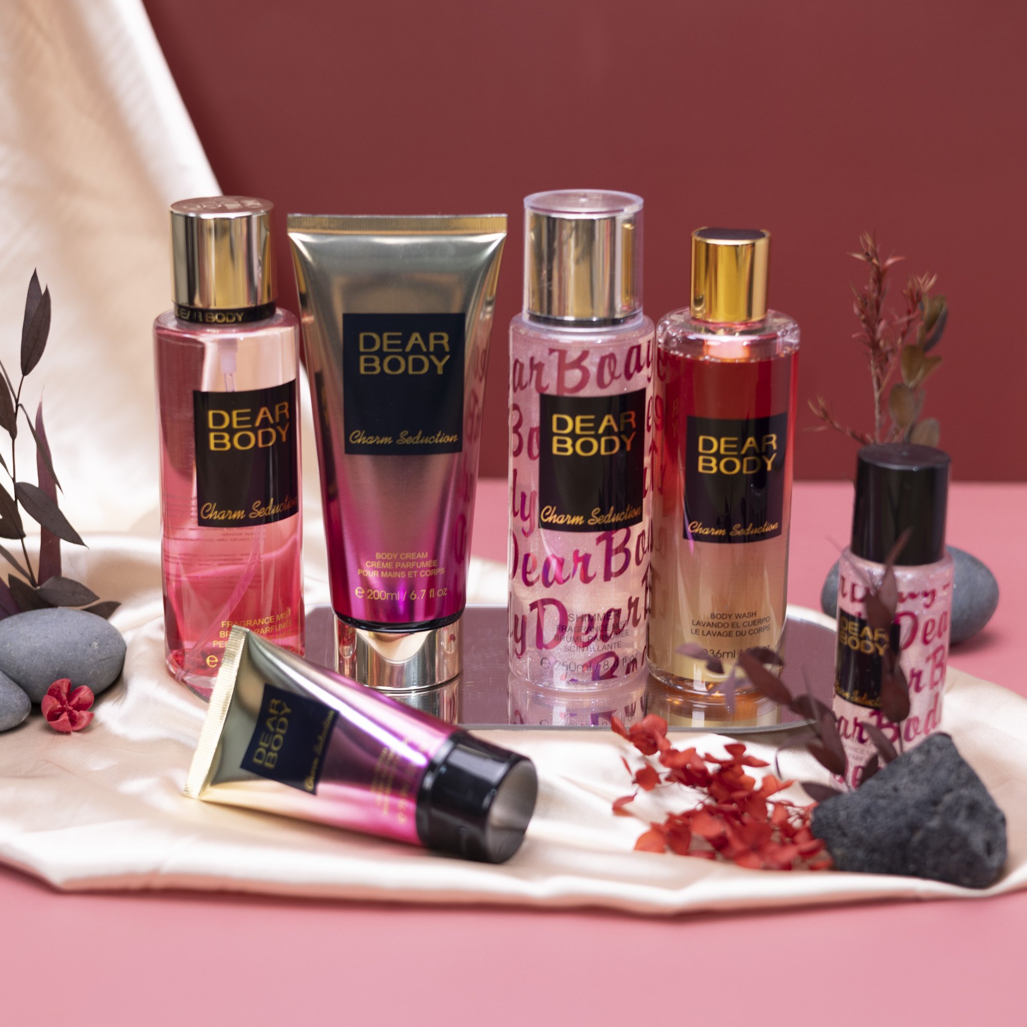 Beauty products for women 236ml perfume shower gel body wash bath sets shower gel