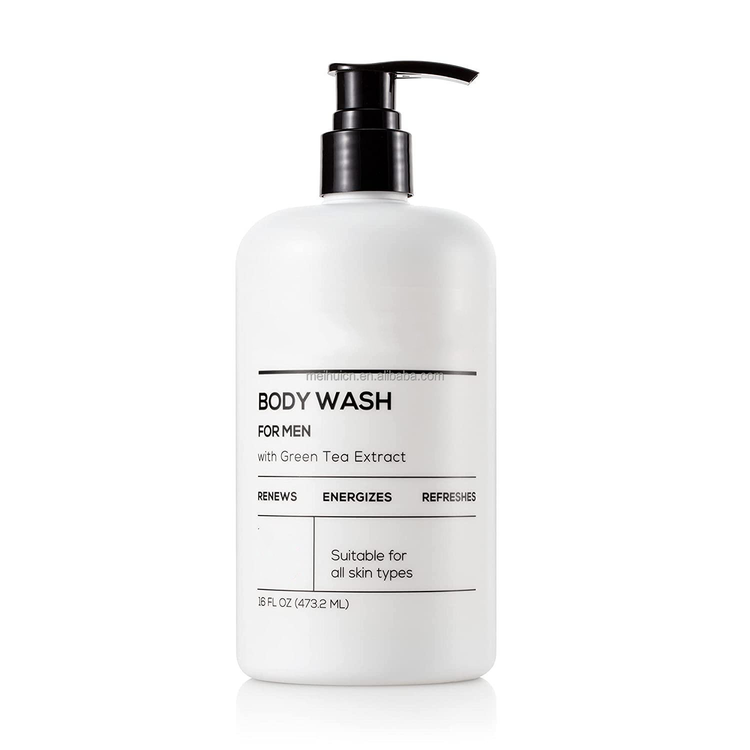 Private Label Wholesale Bath Liquid Shower Gel Cleansing Long Lasting Scent Men's Body Wash