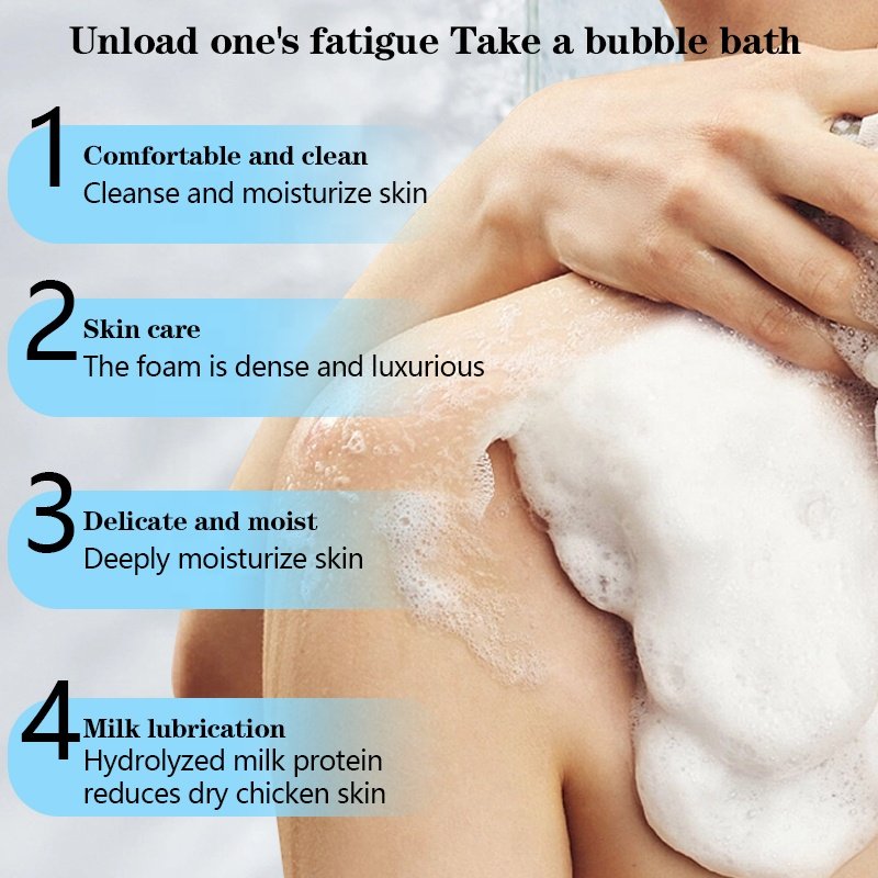 Wholesale Q10 Milk Shower Gel Refreshing Whitening Body Lasting Milk Bath Fragrance Shower Gel