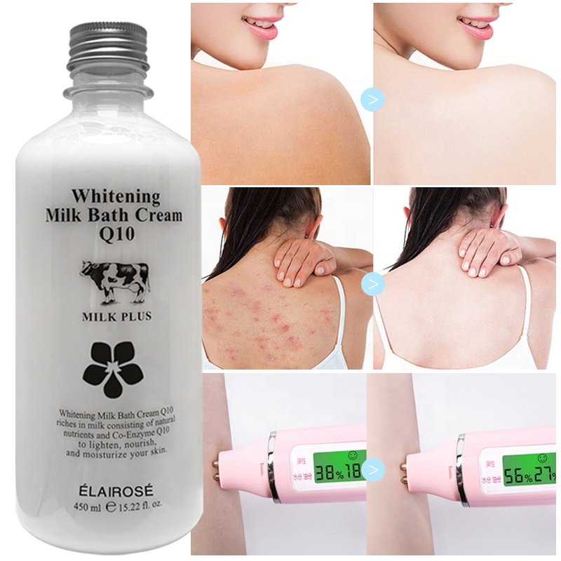 Wholesale Q10 Milk Shower Gel Refreshing Whitening Body Lasting Milk Bath Fragrance Shower Gel
