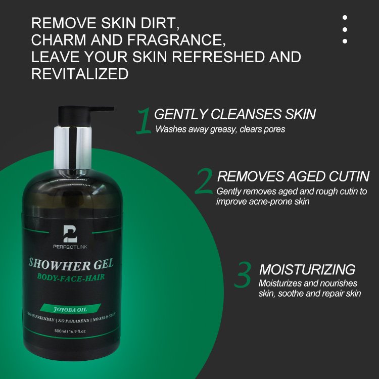 500Ml Bath Gell Organic For Face And Body Skin Care Whitening Antidandruff Whitening Shower Gel