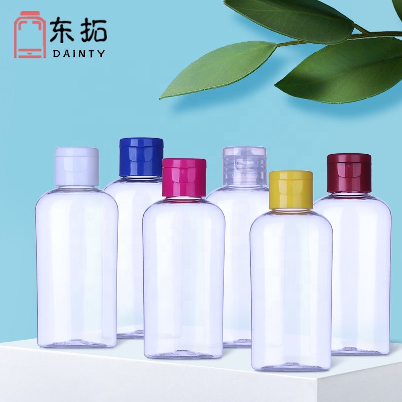 PET bottle water plastic shower gel wholesale bathroom products skin care cosmetics makeup sets mini bottle screw flip cap