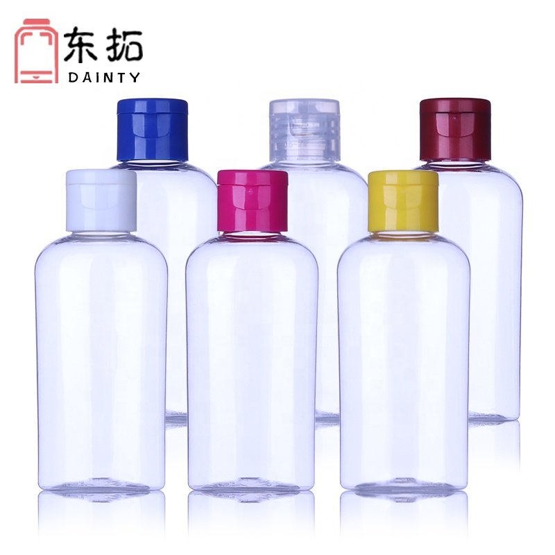 PET bottle water plastic shower gel wholesale bathroom products skin care cosmetics makeup sets mini bottle screw flip cap