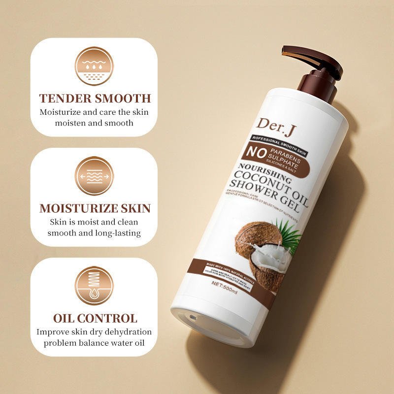 Natural Customized Luxury Exfoliating Whitening Body Wash Deep Cleaning Brightening Lightening Shower Gel