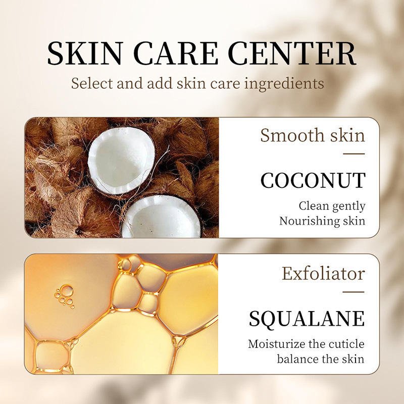 Natural Customized Luxury Exfoliating Whitening Body Wash Deep Cleaning Brightening Lightening Shower Gel