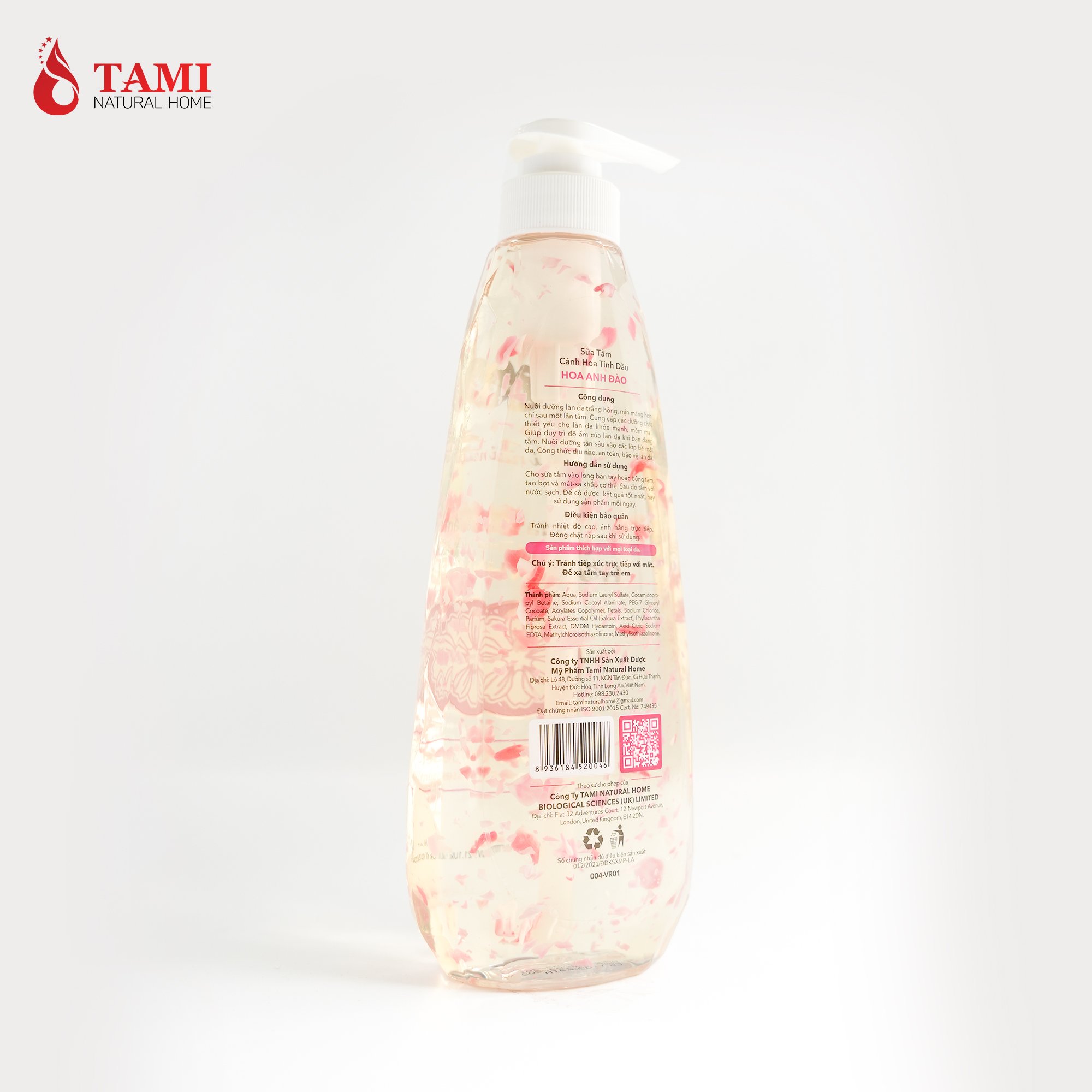 Suitable Price Daily Usage Refreshing Skin Cherry Blossom Essential Oil Shower Gel Wholesale From Vietnam
