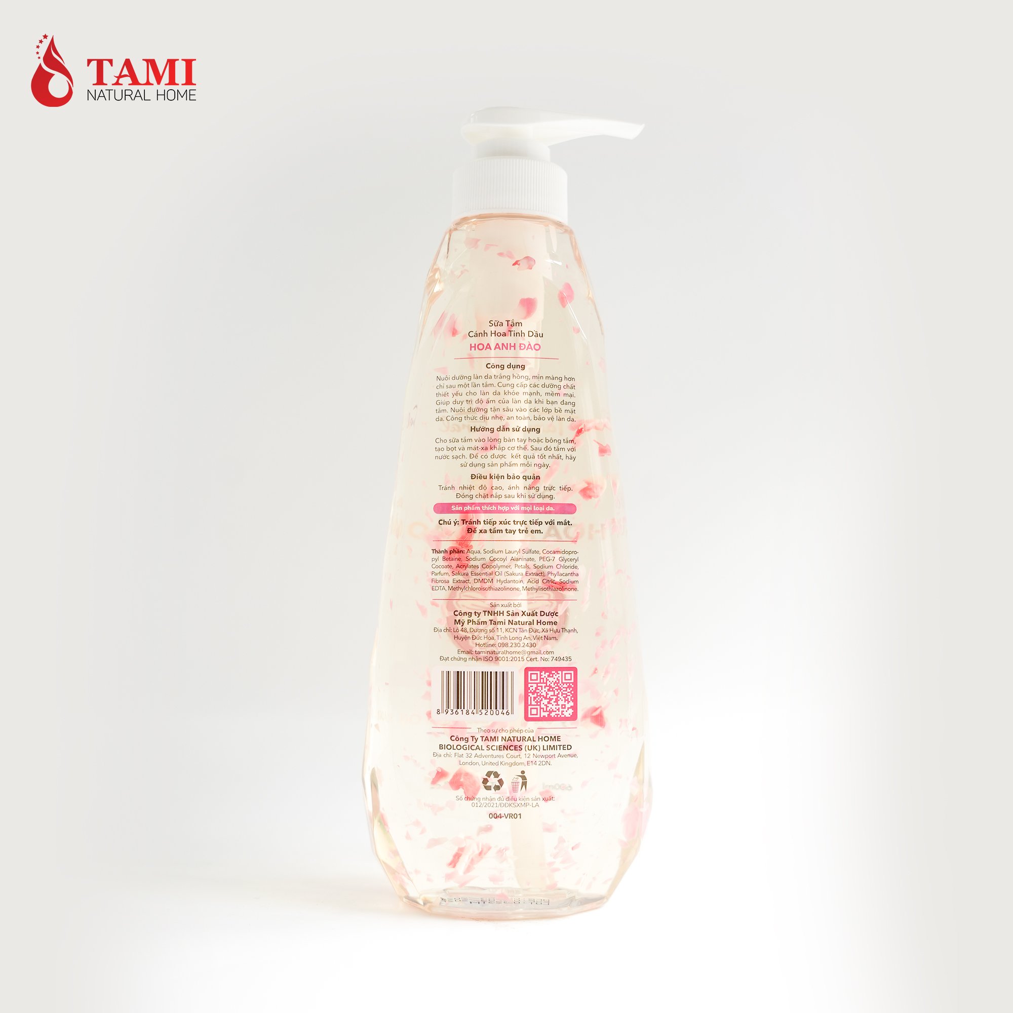 Suitable Price Daily Usage Refreshing Skin Cherry Blossom Essential Oil Shower Gel Wholesale From Vietnam