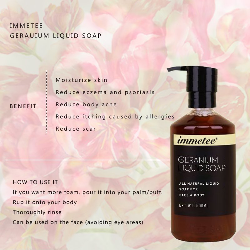 OEM/ODM Liquid Soap Natural Organic Body Wash Shower Gel Refreshing & Moisturizing Daily Body Cleanser Liquid Soap