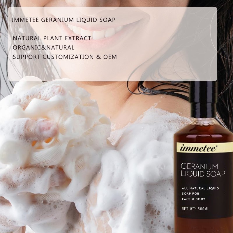 OEM/ODM Liquid Soap Natural Organic Body Wash Shower Gel Refreshing & Moisturizing Daily Body Cleanser Liquid Soap