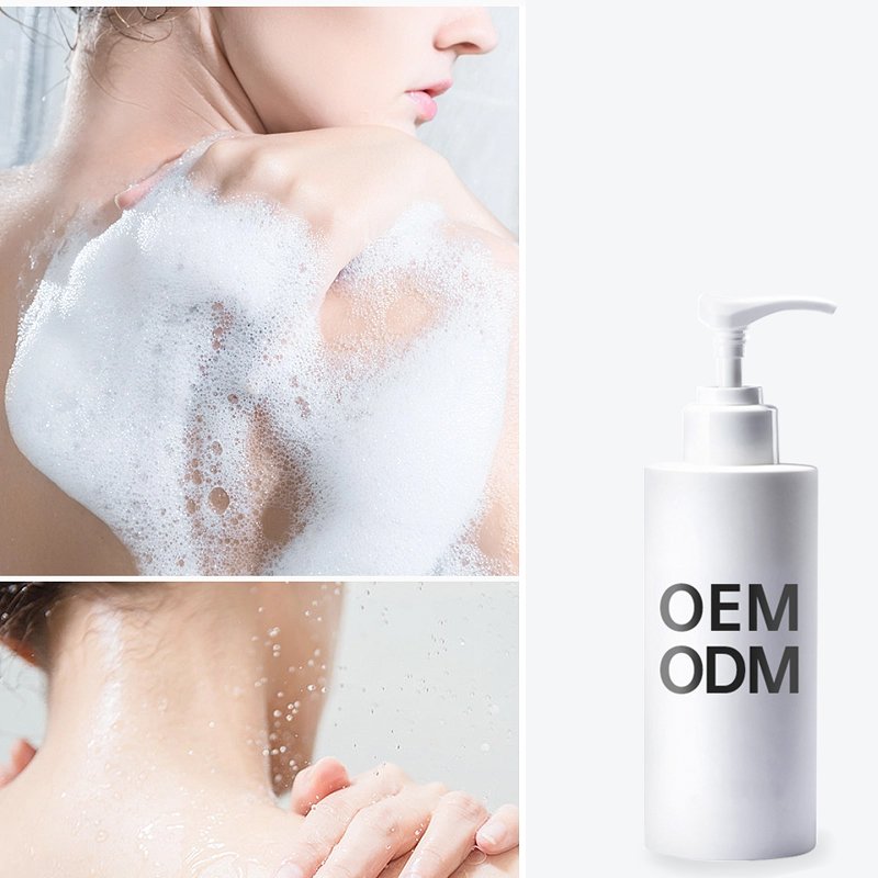 Fragrance moisturizing organic shower perfume smooth skin care body wash coconut shower gel