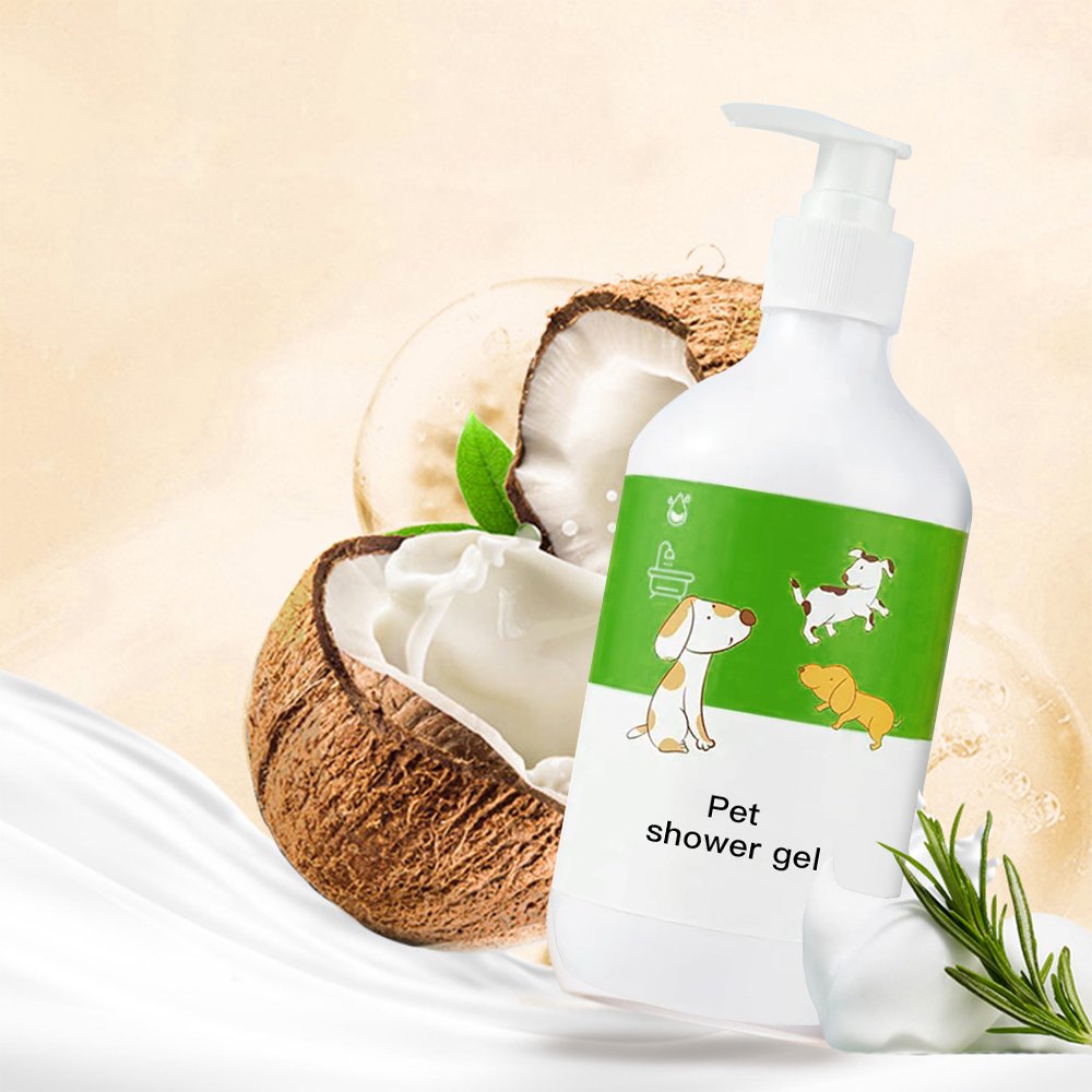 Natrual pet products shampoo pet wash care 2-in-1 deodorant residual fragrance pet shower gel shampoo