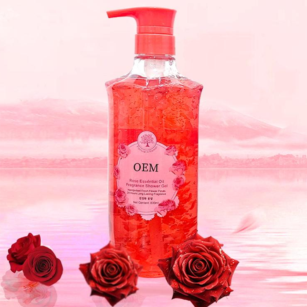 Petal Shower Gel Body Wash Whitening Soap Label Private Shampoo Skin Organic