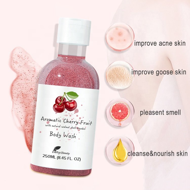 make your own brand lavender rose lemon kiwi fruit scrub exfoliating whitening shower gel