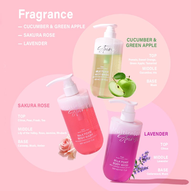 Foaming Body Wash OEM Nourishing Shower Gels