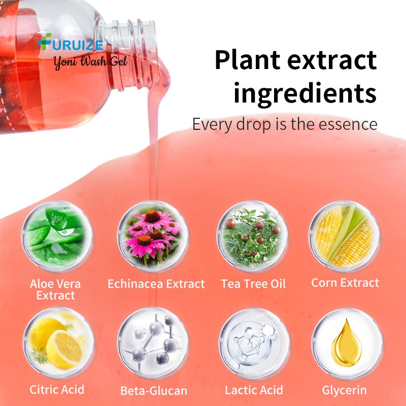 100% Natural Herbs 150ml Gel Vaginal Cleaning Custom Packing Yoni Gel Wash Feminine Hygiene Private Logo Wash gel