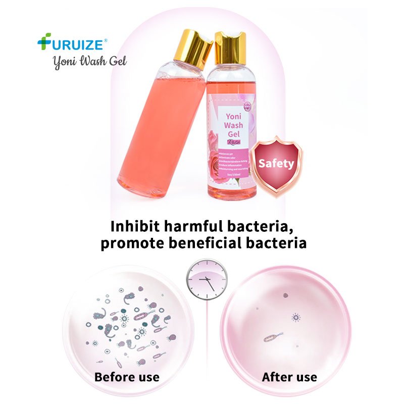 100% Natural Herbs 150ml Gel Vaginal Cleaning Custom Packing Yoni Gel Wash Feminine Hygiene Private Logo Wash gel