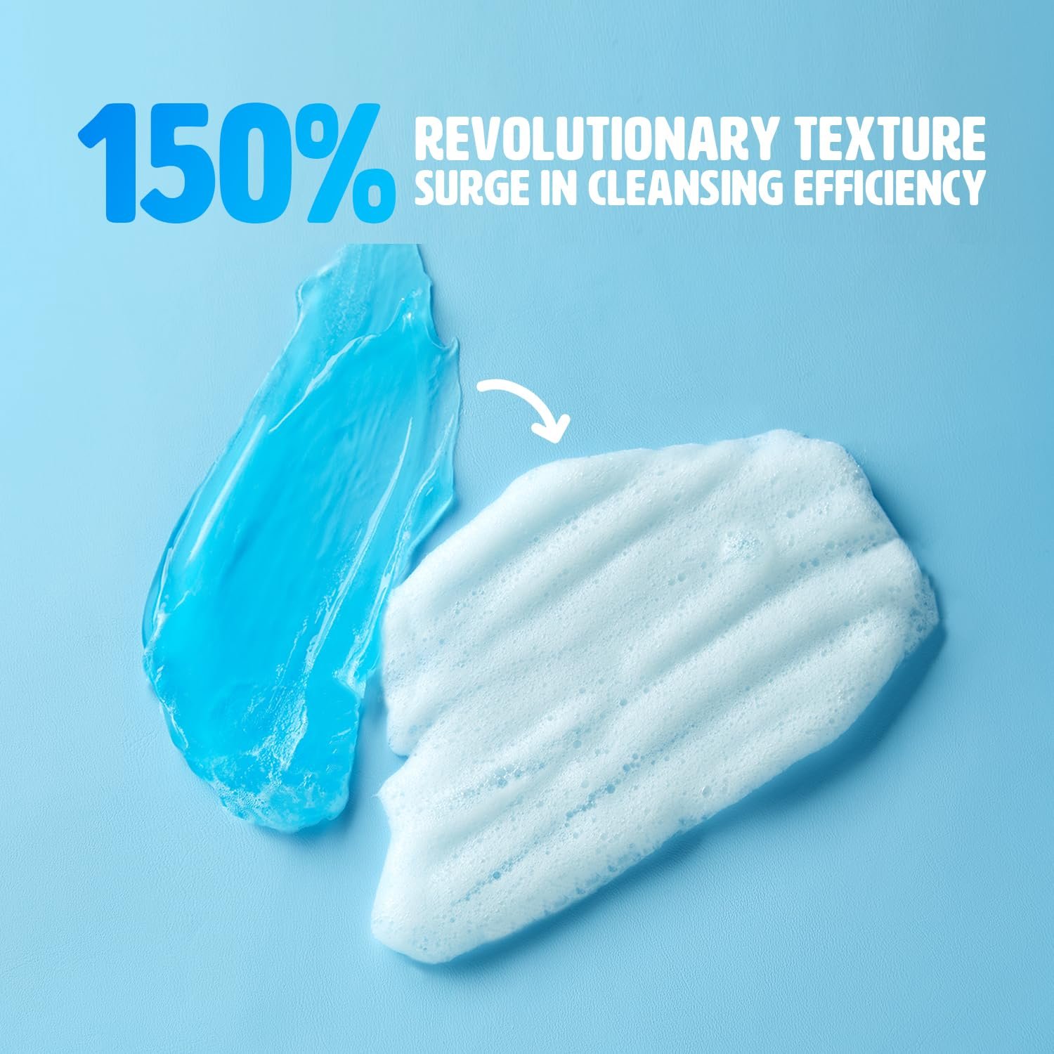 Body Wash Jelly to Foam Shower Gel Mousse Moisturizing Deep Clean Refreshing Sunscreen Cleaning Natural Body Wash