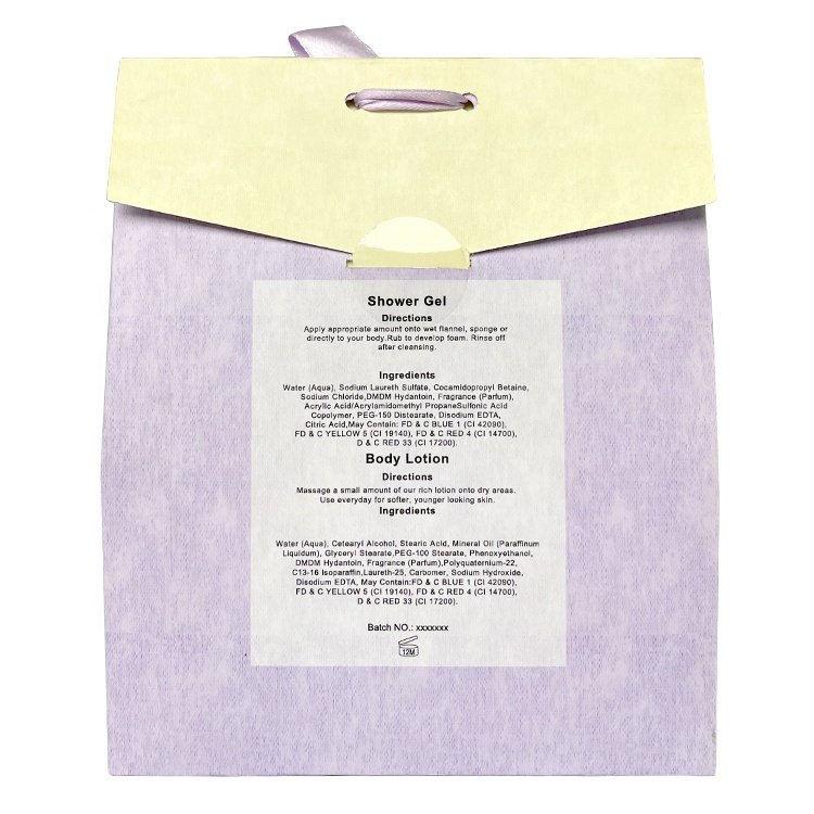 OEM wholesale custom private label skin lightening body lotion and shower gel bath spa gift set