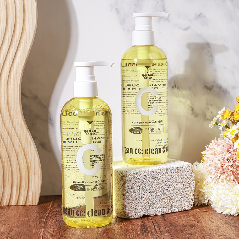 Body Wash for Men and Women Non-Greasy No Artificial Fragrance Contains Honey and vitamin C Suitable for All Skin Types