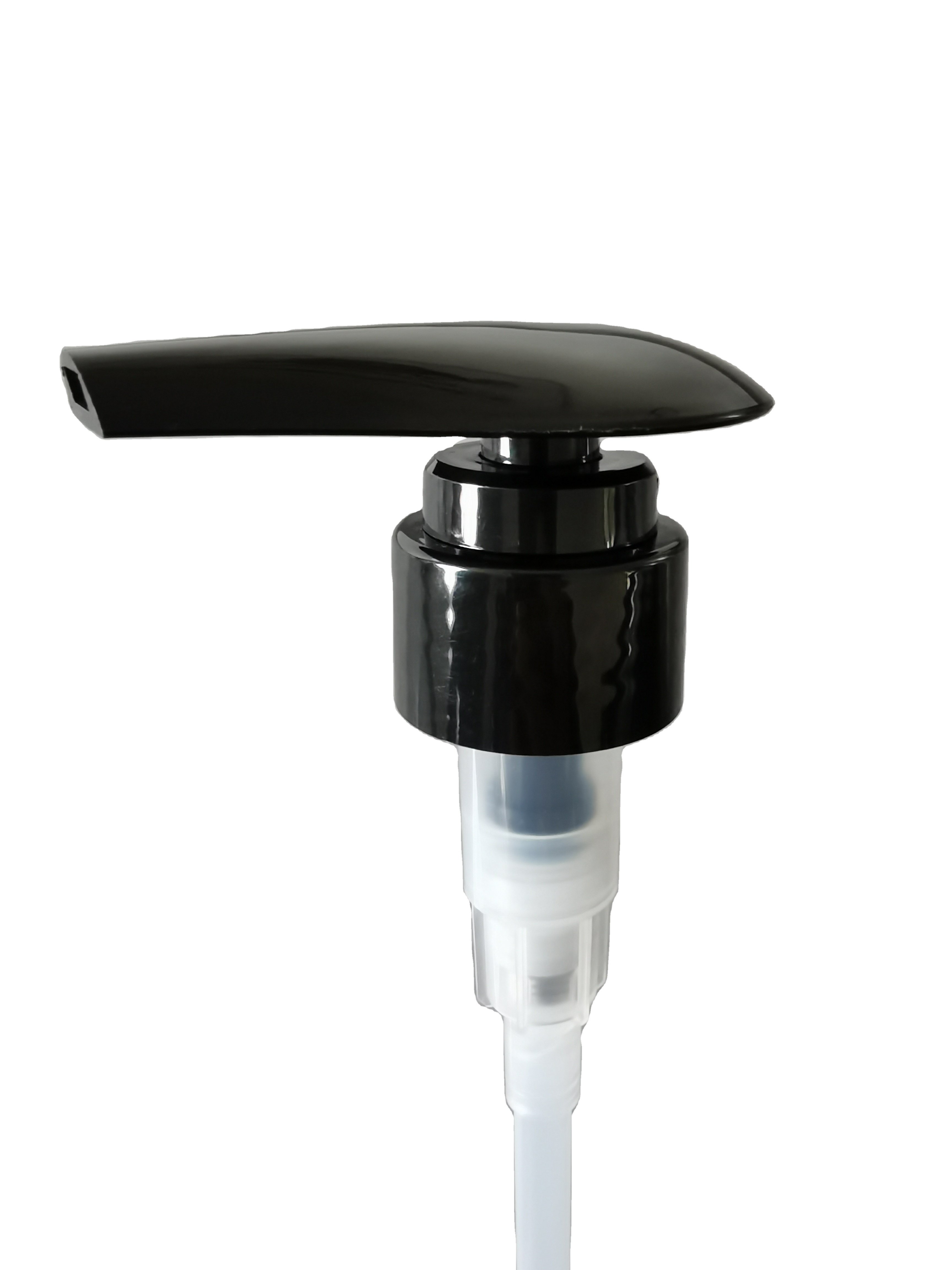 2023 new shampoo shower gel dispenser cap 4ml 4cc big actuator black lotion pump