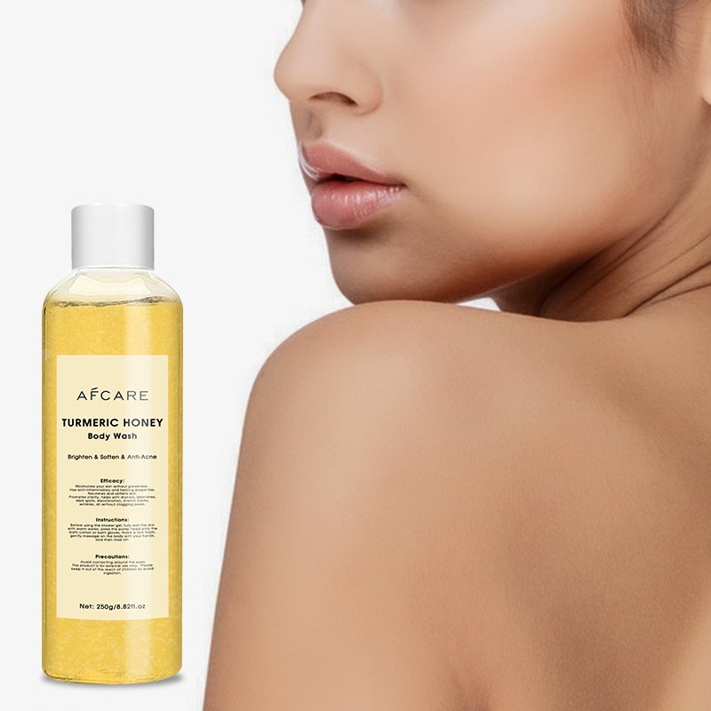 Korean Lightening Shower Gel Cruelty-free Repair & Moisturizing and Turmeric & Vitamin C Acne Treatment Body Wash