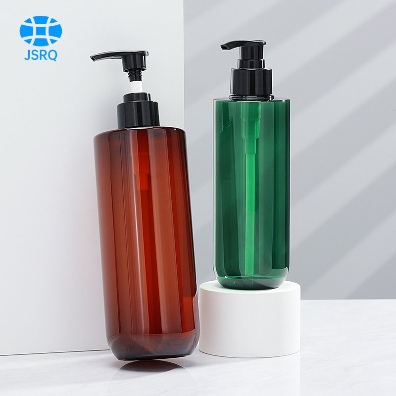 Stock 300ml translucent plastic shampoo package for home shampoo in high appearance level hand washing Liquid bottle
