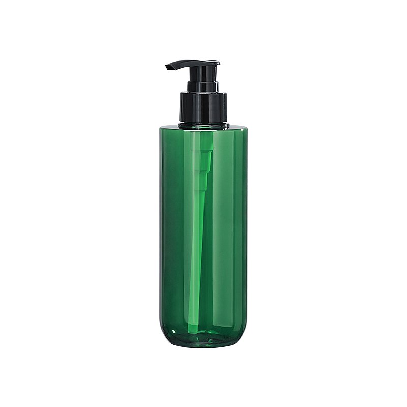 Stock 300ml translucent plastic shampoo package for home shampoo in high appearance level hand washing Liquid bottle