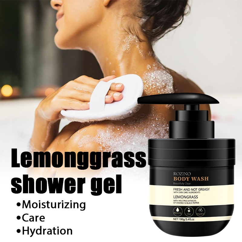 Lemongrass Shower Gel refreshing bath men and women moisturizing lemon fragrance