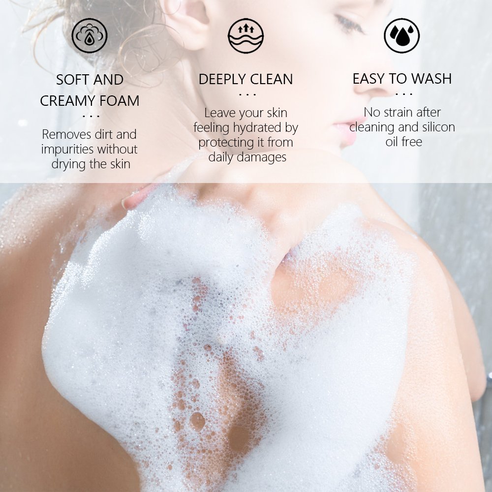 Moisturizing Body Wash for Dry Sensitive Skin Oil Control Deep Cleansing Refreshing Bath Shower Gel