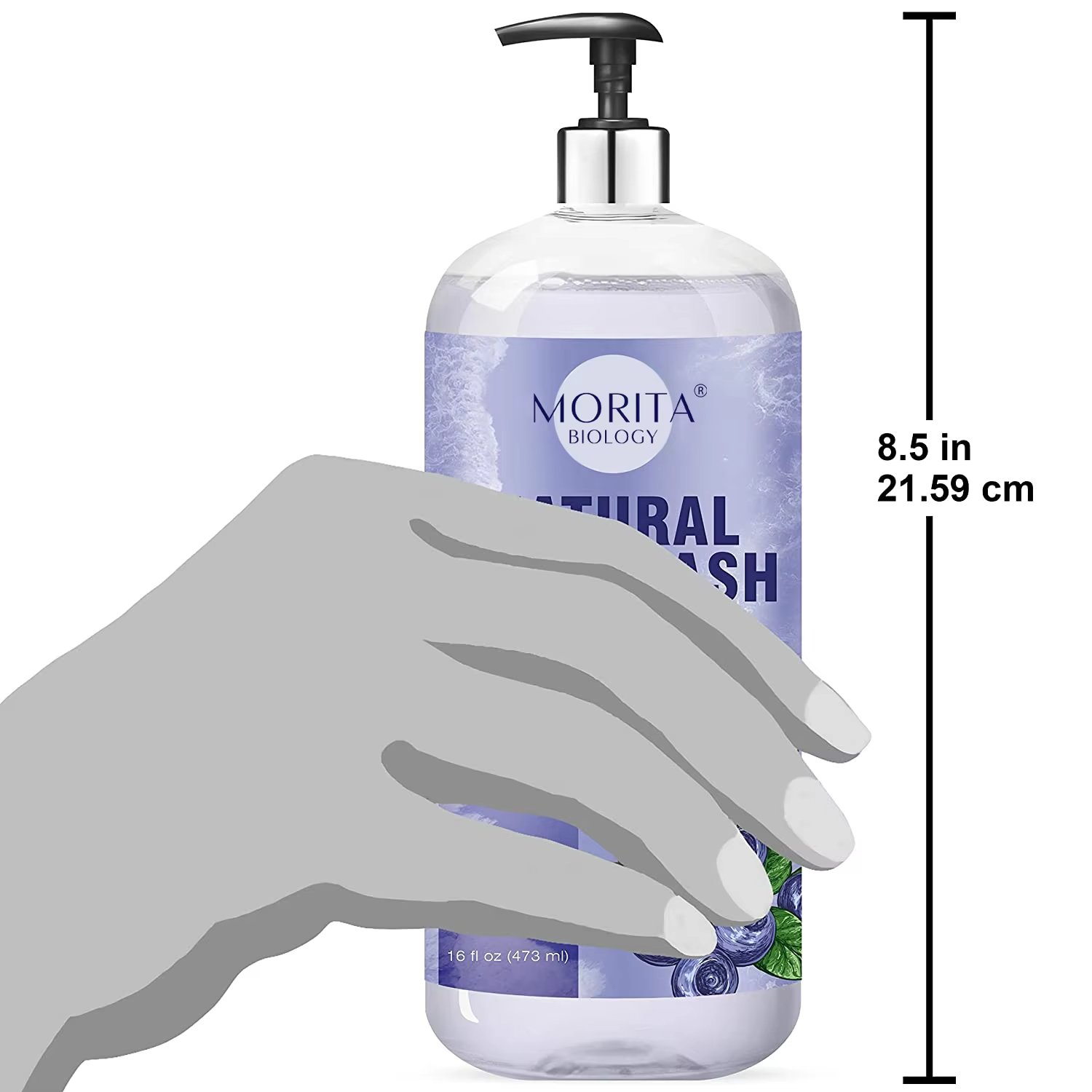 Fruity Body Wash Fragrance-free Smoothing & Moisturizing and Hyaluronic acid & Blueberry Body Wash Custom Logo