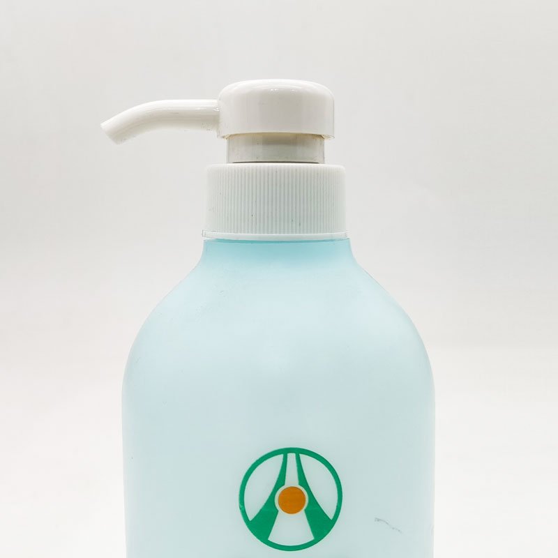 Custom 400 ml Matte Lotion Soap Gel Packaging Fat Round HDPE Soft Touch Plastic Pump Shampoo Body Wash Shower Gel Bottles
